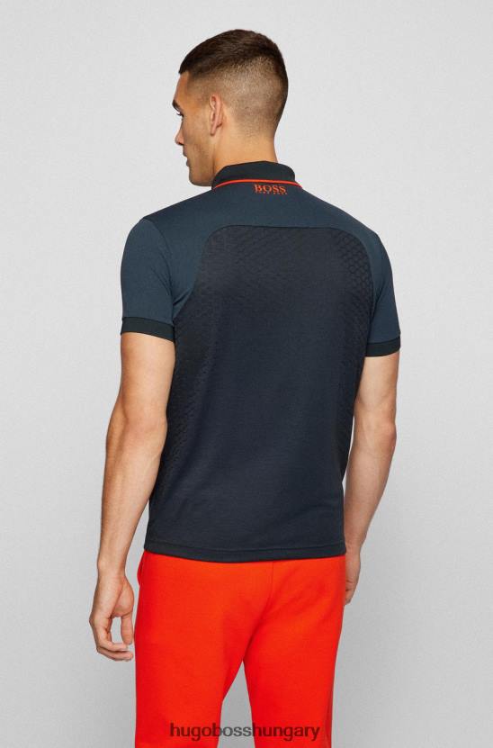 Hugo Boss polo pauletech 50456116 fekete 80P6206 fekete