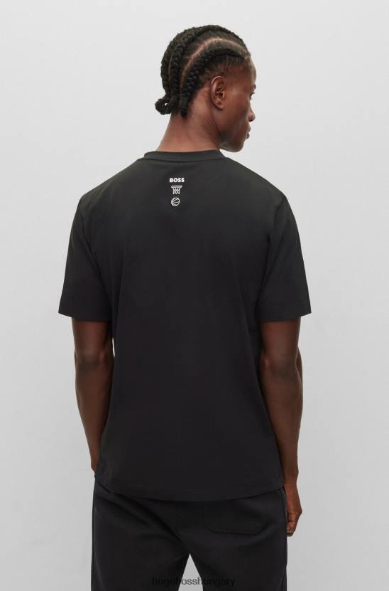 Hugo Boss & nba új sztreccs pamut póló 80P61785 nba nets