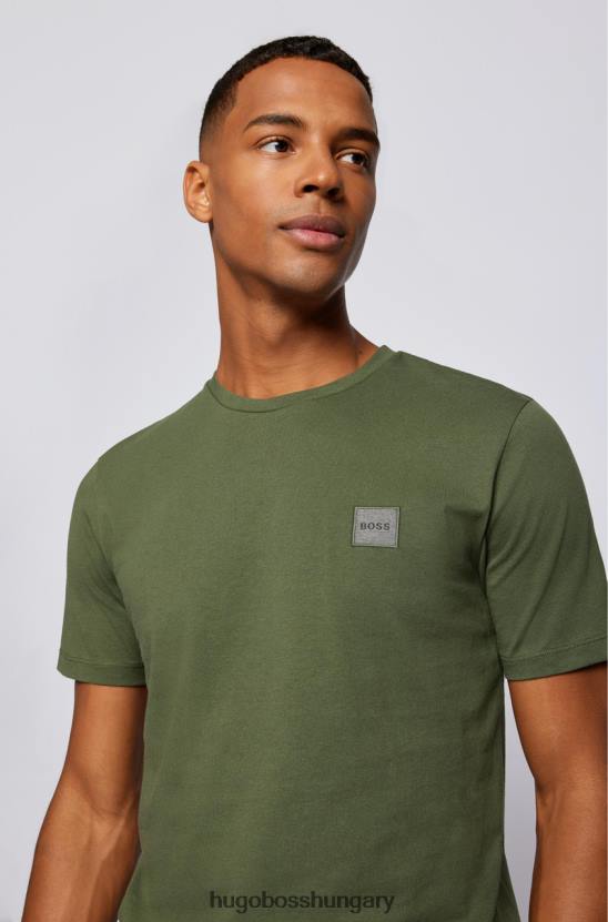 Hugo Boss póló mesék 50462767 khaki 80P628 khaki/fehér