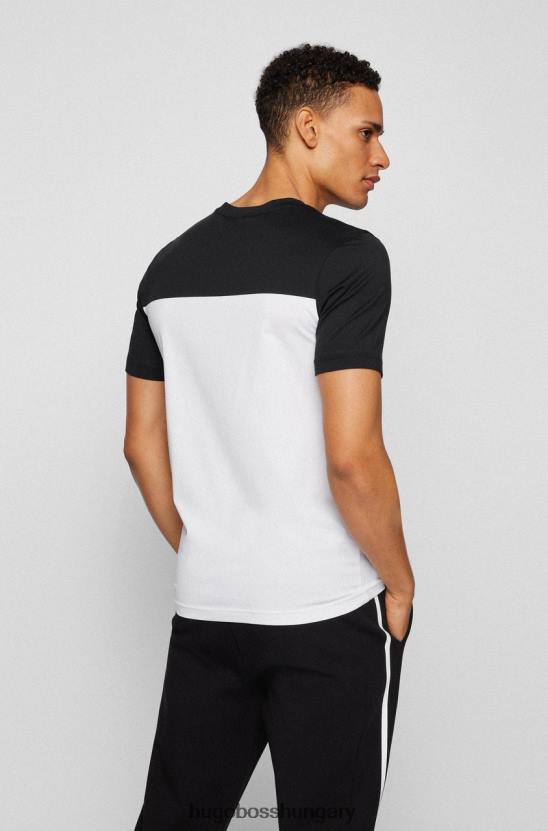 Hugo Boss póló póló4 50466622 fekete 80P675 fekete/sötétkék/világoszöld