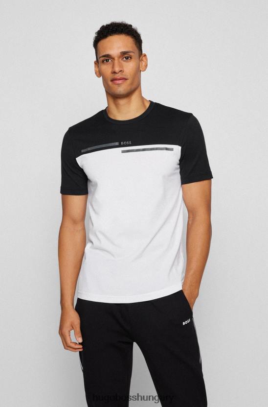 Hugo Boss póló póló4 50466622 fekete 80P675 fekete/sötétkék/világoszöld