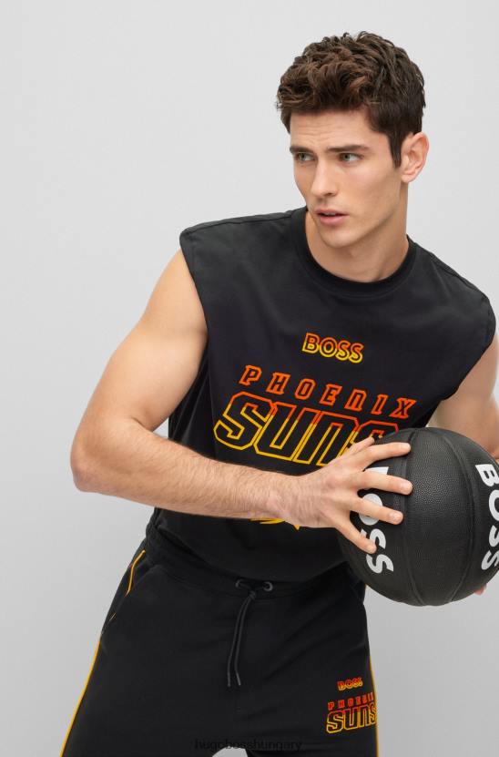 Hugo Boss & póló stretch-pamut nba 80P61782 nba suns