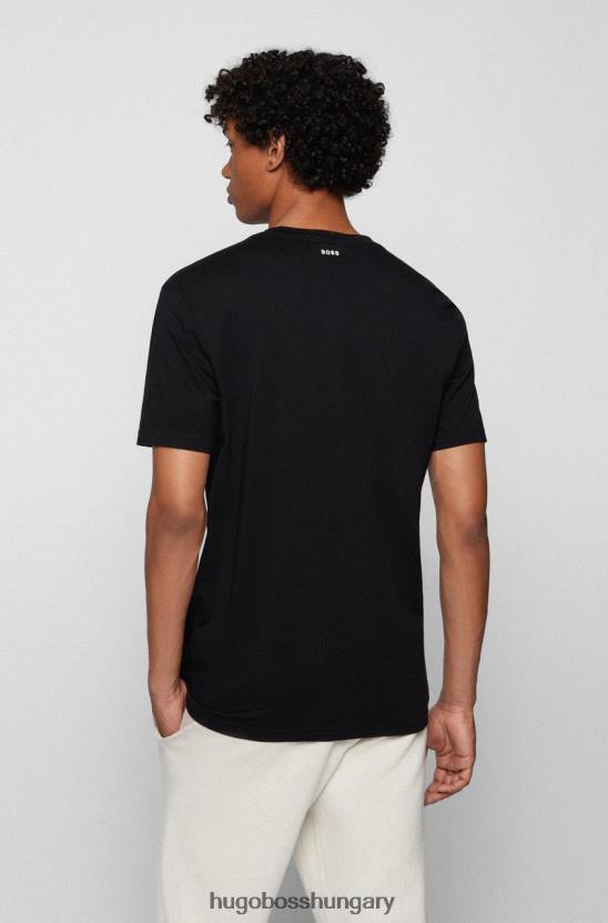 Hugo Boss póló tninetees 50460611 fekete 80P6220 fekete