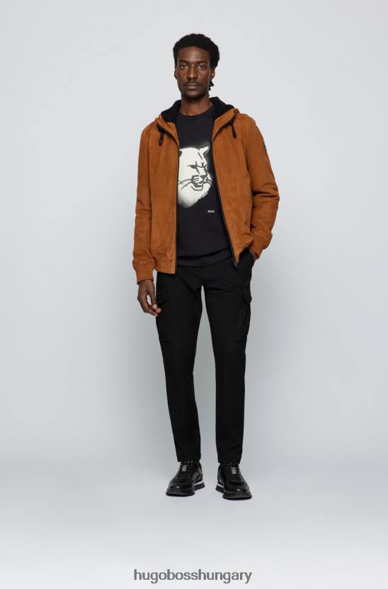 Hugo Boss póló tyro 50465385 fekete 80P626 fekete