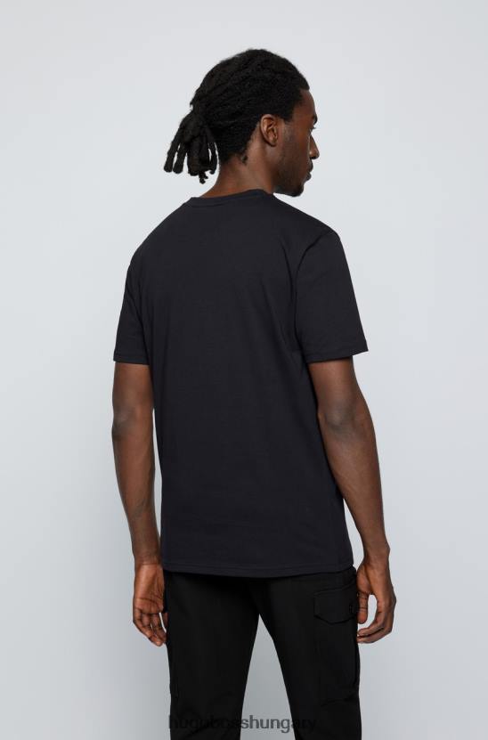 Hugo Boss póló tyro 50465385 fekete 80P626 fekete