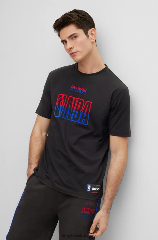 Hugo Boss & sztreccs pamut nba póló 80P61777 nba általános