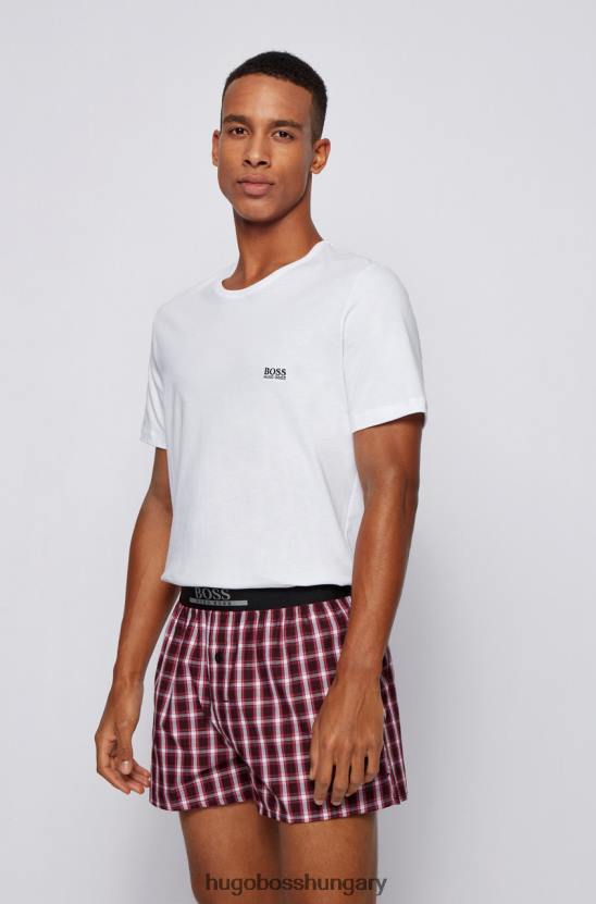 Hugo Boss 2 csomagos boxer 50443212 piros 80P6276 piros