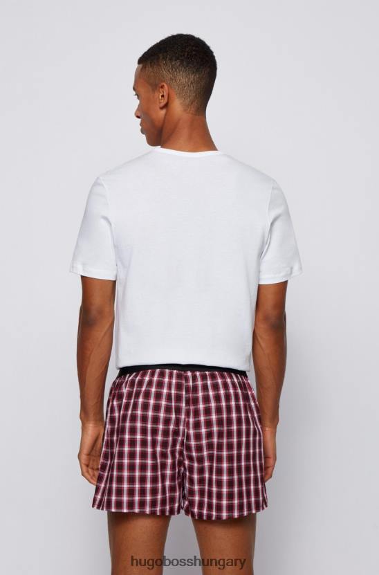 Hugo Boss 2 csomagos boxer 50443212 piros 80P6276 piros