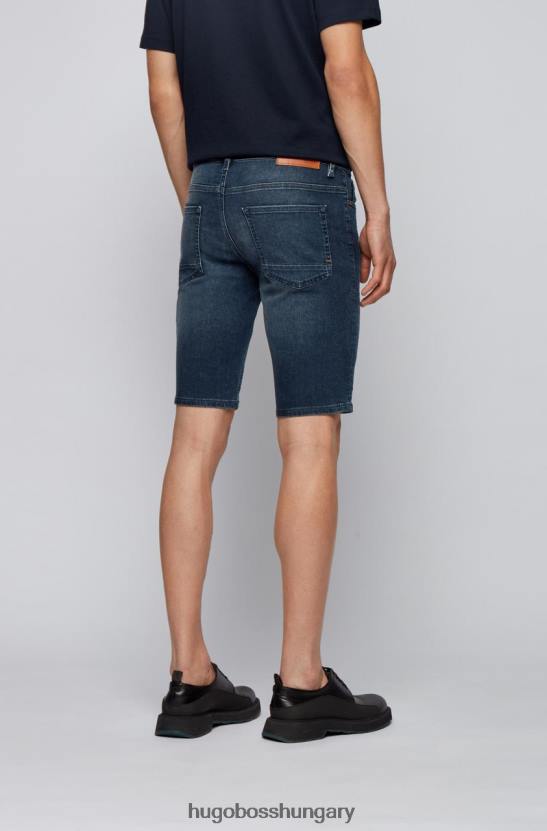 Hugo Boss demin shorts deleware 50449500 navy 80P6309 haditengerészet