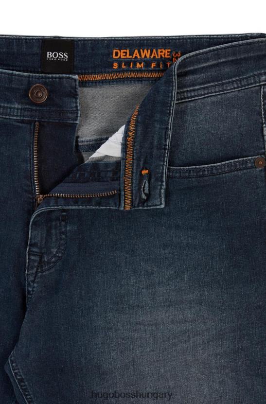 Hugo Boss demin shorts deleware 50449500 navy 80P6309 haditengerészet