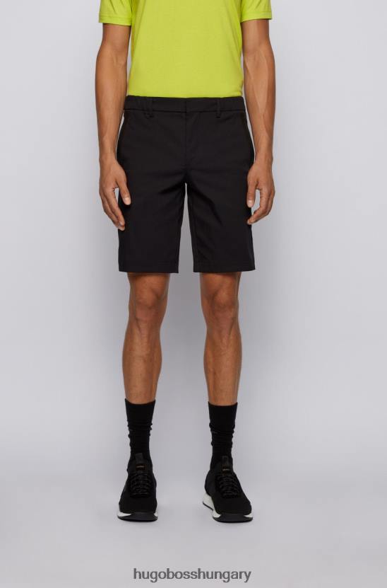 Hugo Boss rövid liem 50423114 fekete 80P6263 fekete piros