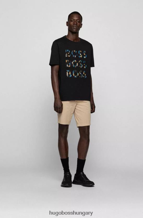 Hugo Boss schino rövidnadrág 50467083 mentazöld 80P63 mentazöld/világosvörös/világosbézs