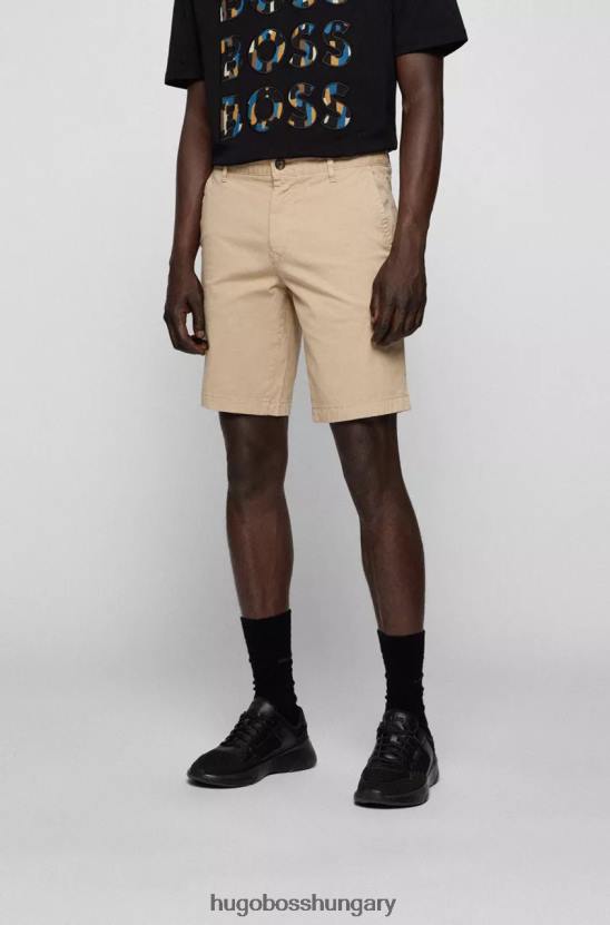 Hugo Boss schino rövidnadrág 50467083 mentazöld 80P63 mentazöld/világosvörös/világosbézs