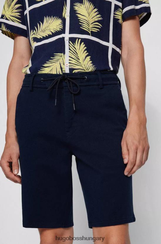 Hugo Boss taber-shorts-ds 50474271 sötétkék 80P61 sötétkék
