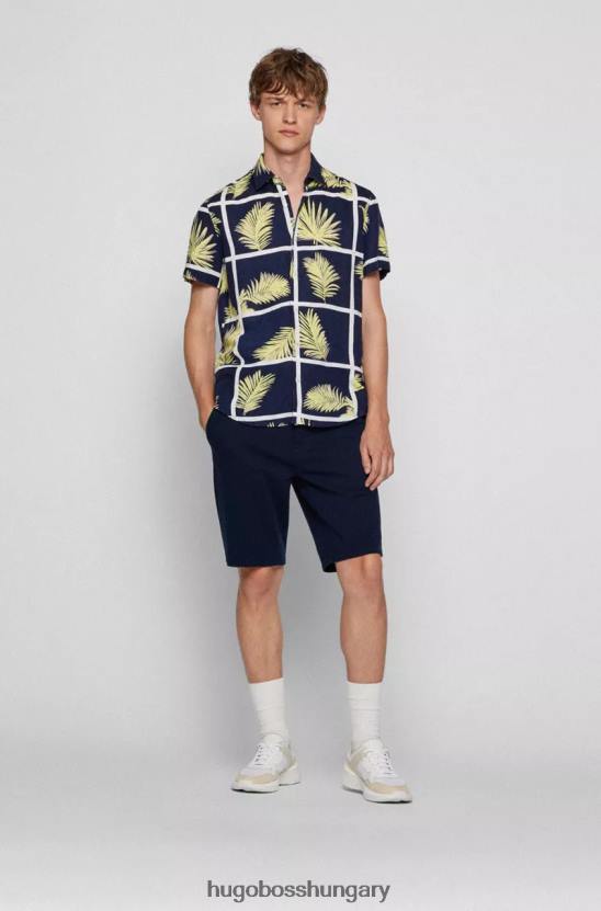 Hugo Boss taber-shorts-ds 50474271 sötétkék 80P61 sötétkék