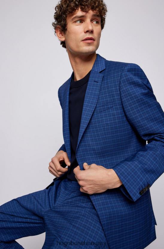 Hugo Boss öltöny h-huge/h-genius 50468927 kék 80P684 kék