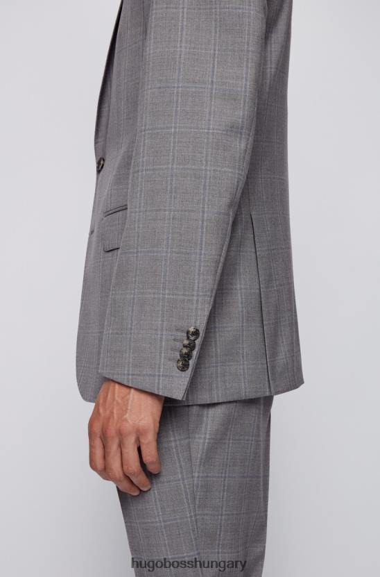 Hugo Boss öltöny hatalmas/zseniális 50432979 szürke 80P6226 szürke