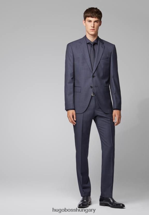 Hugo Boss öltöny jeckson lenon 50417622 haditengerészet 80P6369 haditengerészet