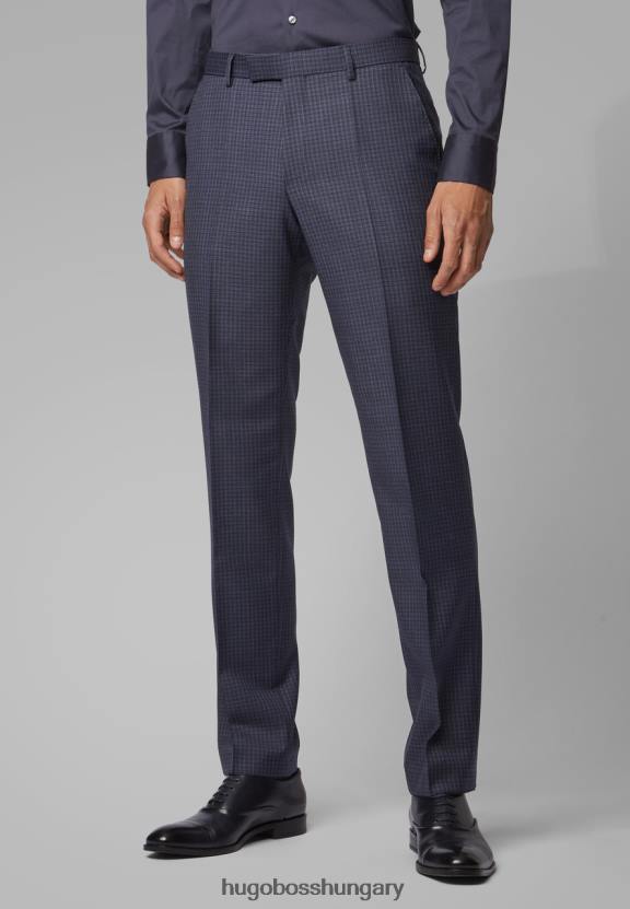 Hugo Boss öltöny jeckson lenon 50417622 haditengerészet 80P6369 haditengerészet