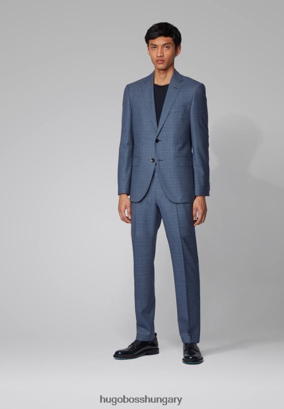 Hugo Boss öltöny jeckson/lenon - 50426899 xx fekete 80P6372 fekete/nyíltkék