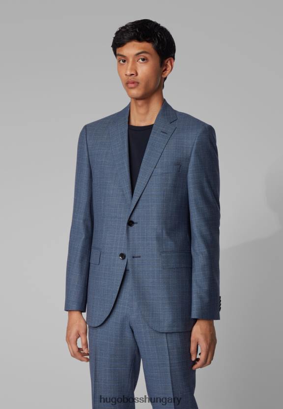 Hugo Boss öltöny jeckson/lenon - 50426899 xx fekete 80P6372 fekete/nyíltkék