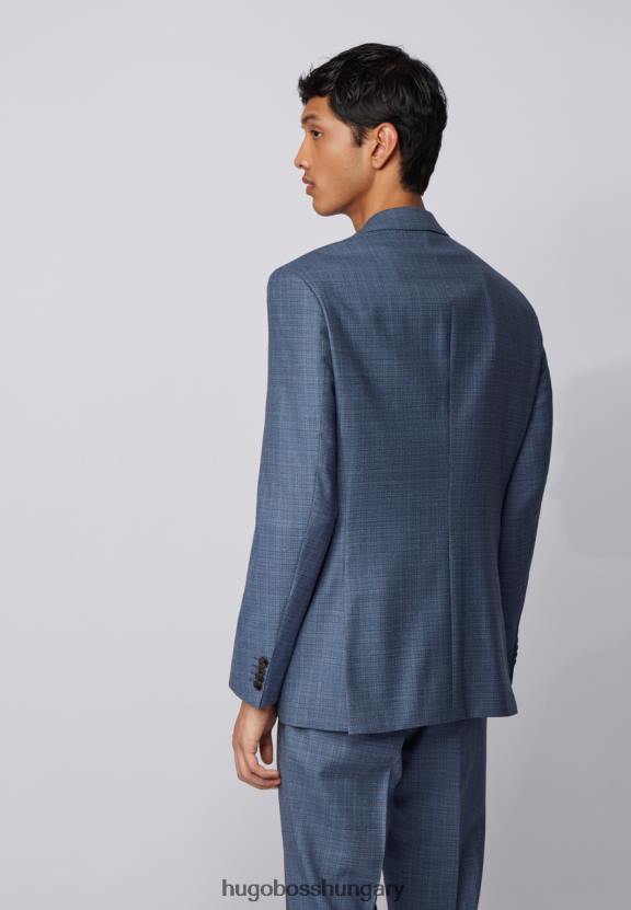 Hugo Boss öltöny jeckson/lenon - 50426899 xx fekete 80P6372 fekete/nyíltkék