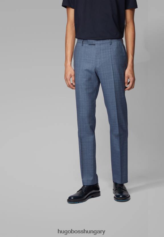 Hugo Boss öltöny jeckson/lenon - 50426899 xx fekete 80P6372 fekete/nyíltkék