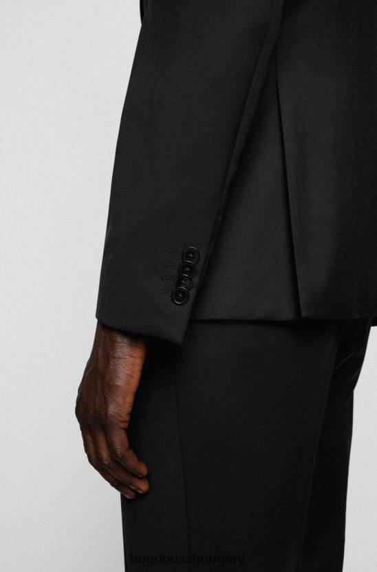 Hugo Boss öltöny kabát h-reymond 50469181 fekete 80P633 fekete/sötétkék