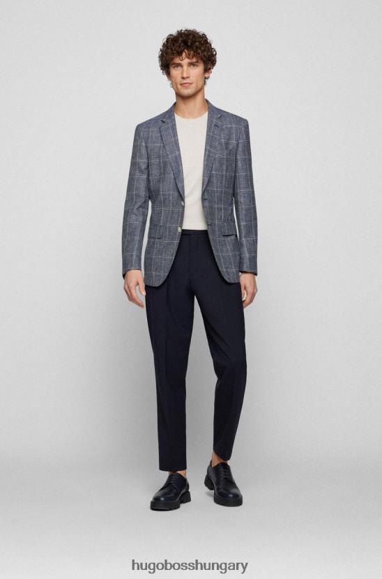 Hugo Boss sportkabát h-hutson 50468936 navy 80P660 haditengerészet