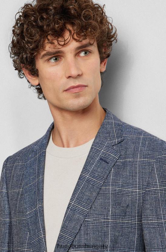 Hugo Boss sportkabát h-hutson 50468936 navy 80P660 haditengerészet