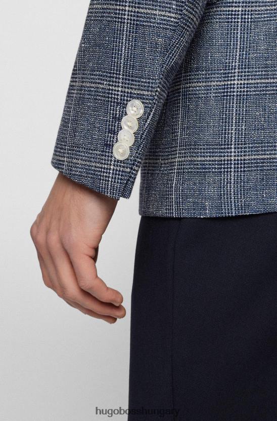 Hugo Boss sportkabát h-hutson 50468936 navy 80P660 haditengerészet