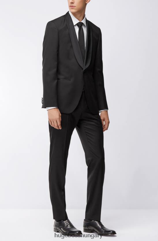 Hugo Boss szmoking jkt jefron - 50379909 fekete 80P6443 fekete