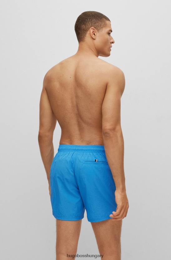 Hugo Boss Gyorsan száradó úszónadrág nagy kontrasztú kék hugo logóval 80P63814 kék