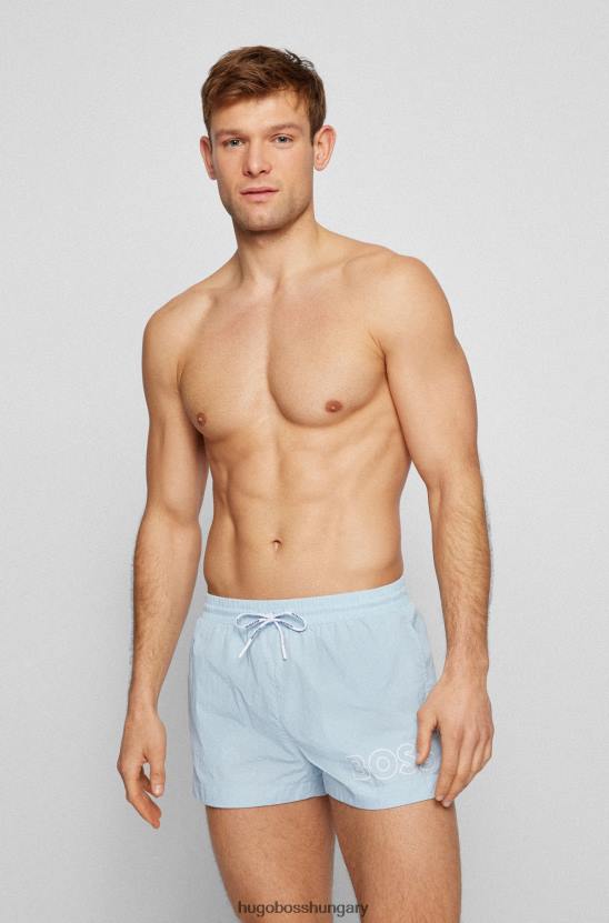 Hugo Boss gyorsan száradó úszónadrág körvonal logóval világoskék hugo 80P61223 világoskék