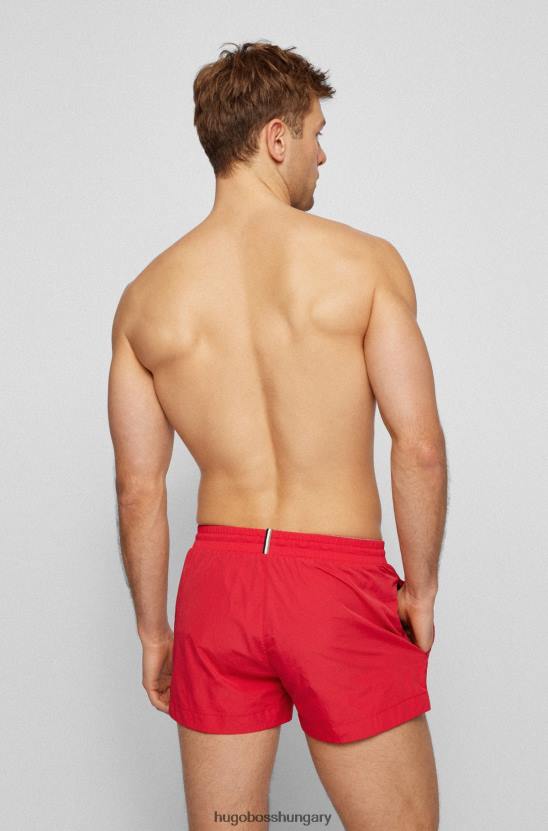 Hugo Boss hugo gyorsan száradó úszónadrág világospiros körvonal logóval 80P61222 halványpiros