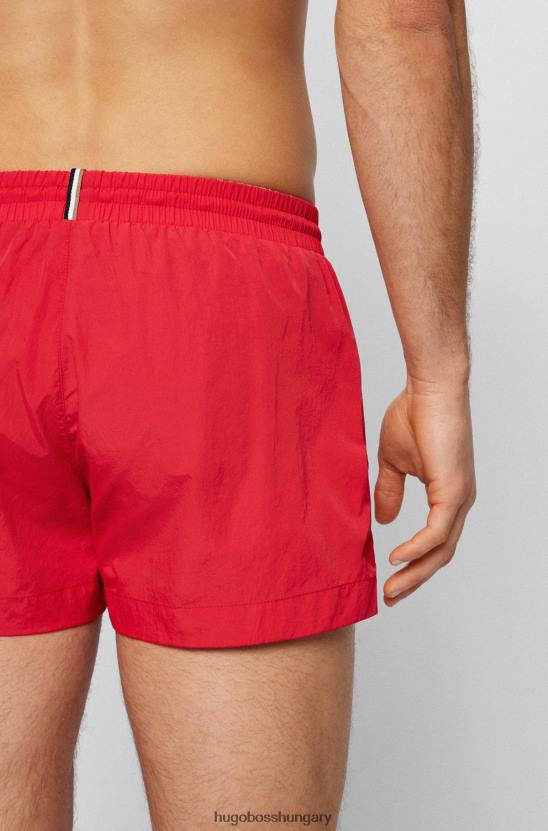 Hugo Boss hugo gyorsan száradó úszónadrág világospiros körvonal logóval 80P61222 halványpiros