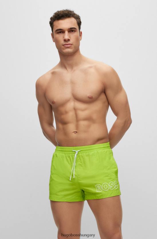 Hugo Boss zöld hugo gyorsan száradó úszónadrág körvonalas logóval 80P61226 zöld