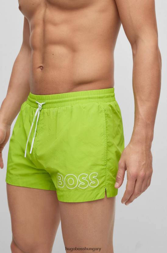 Hugo Boss zöld hugo gyorsan száradó úszónadrág körvonalas logóval 80P61226 zöld