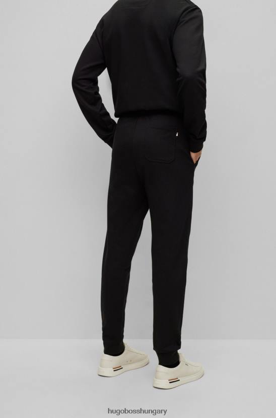 Hugo Boss fekete hugo biopamut tréningruha union jack folttal 80P63535 fekete