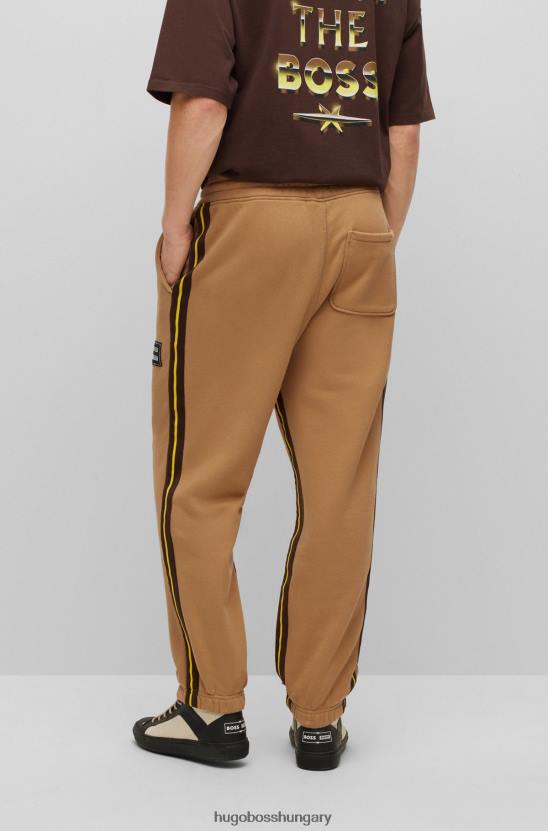 Hugo Boss hosszú biopamut x phipps tréningruha alsó 80P63780 bézs