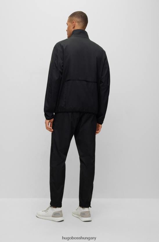 Hugo Boss hugo fekete logós részlettel ellátott tréningruha vízlepergető anyagból 80P63290 fekete