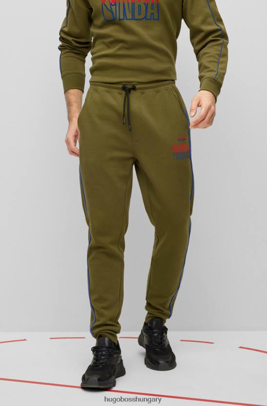 Hugo Boss & nba pamutkeverék tréningruha bolyhmintás logós alsóval 80P62207 nba általános