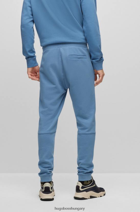 Hugo Boss pamut frottír tréningnadrág hugo világoskék logóval 80P61435 világoskék