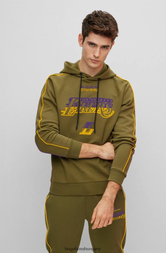 Hugo Boss & pamutkeverék kapucnis nba 80P61826 nba lakers