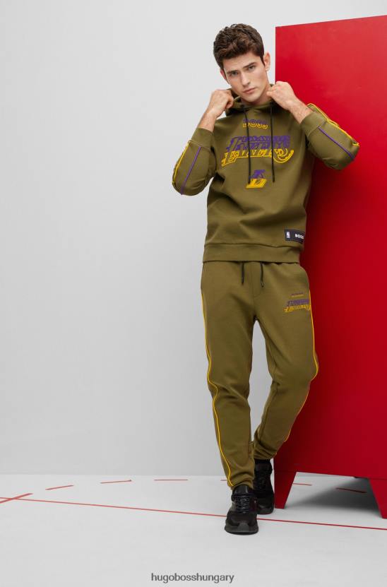 Hugo Boss & pamutkeverék kapucnis nba 80P61826 nba lakers