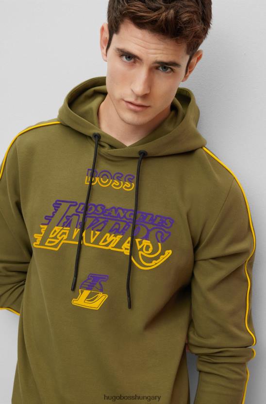 Hugo Boss & pamutkeverék kapucnis nba 80P61826 nba lakers