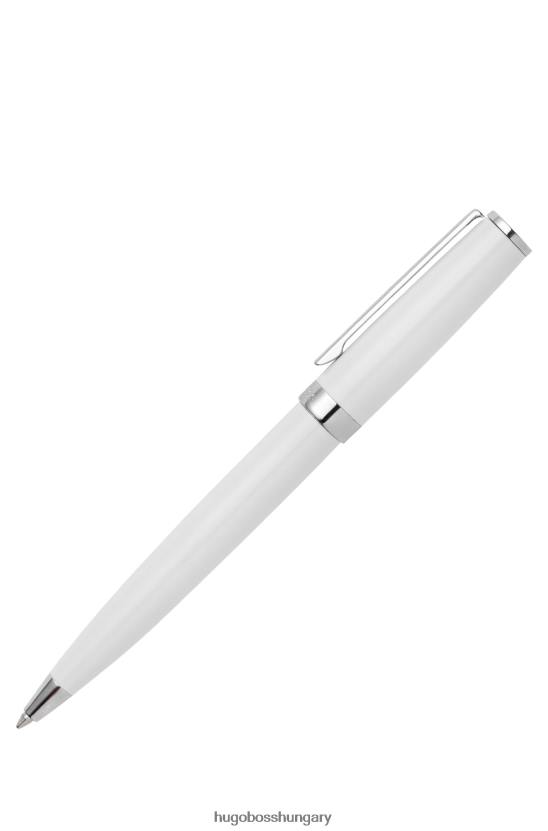 Hugo Boss fehér golyóstoll fényes-fehér lakkal hugo logógyűrűvel 80P65434 fehér