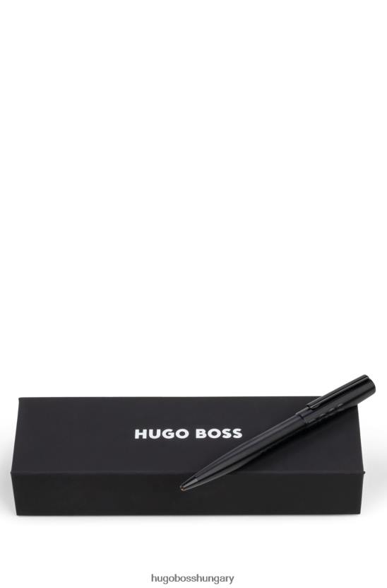 Hugo Boss fekete golyóstoll tónusos logóval hugo black 80P65693 fekete