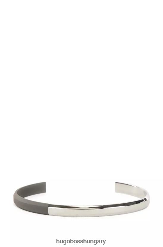 Hugo Boss fém mandzsetta baines 50475424 ezüst 80P6479 ezüst