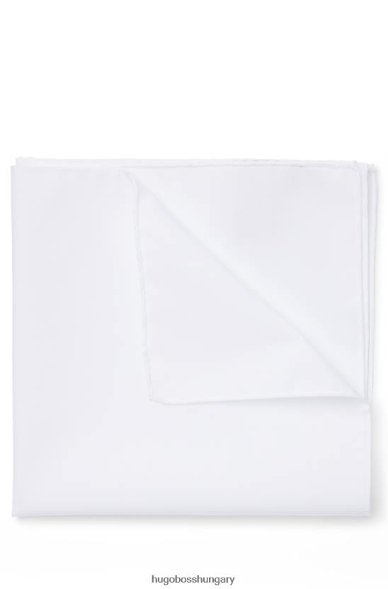 Hugo Boss fehér hugo olasz gyártmányú zseb négyzet könnyen vasalható pamutból 80P65877 fehér